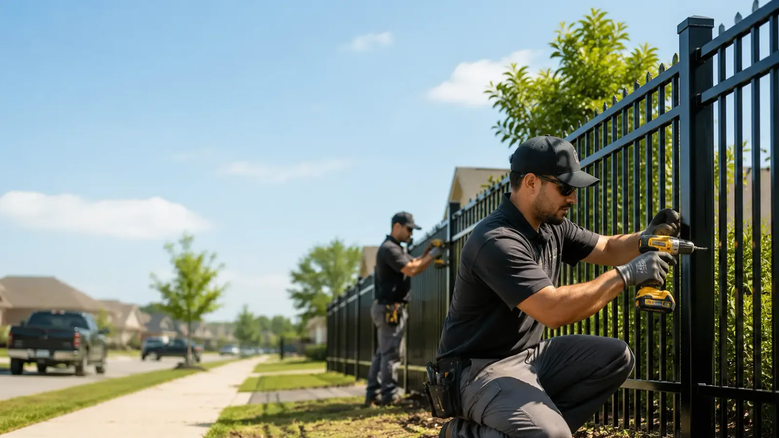Metal Fence Installation in Fletcher, OK